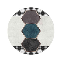 روبي 1382A (دائري, 160X160, متعدد الألوان, مطبوعة)