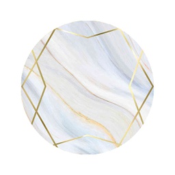 RUBIS 0675A (Round, 120X120, MULTI COULEURS, Lamination)