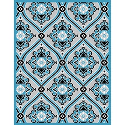 CIRTA 92565 (Rectangulaire, 210X270, BLEU TURQUOISE)