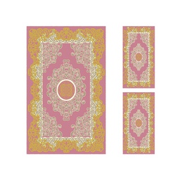 PLAZA 92350 (Rectangular, ( T 150X220 + 2T 60X110 ), BOIS DE ROSE)