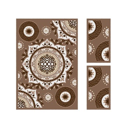 CIRTA 92670 (Rectangulaire, ( T 150X220 + 2T 60X110 ), BRONZE FONCE)