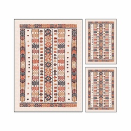 RUBIS 1386A (Rectangular, ( T 160X220 + 2T 60X80 ), MULTI COULEURS, Lamination)