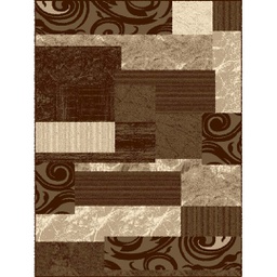 نور 5081B (مستطيل, 200X150, لون القهوة البني)