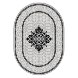 شيراز 80440 (بيضوي, 200X140, رمادي فاتح)