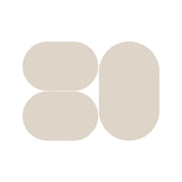 فنك 10000 (بيضوي, ( O 80X130 + 2O 65X100 ), بيج)