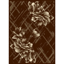 NOUR 9612F (Rectangular, 200X275, MARRON CAFE)