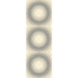 MERSIN 94871 (Rouleau, 100X300, ECRU SHRINK  - GRIS FONCÈ)