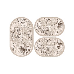 ANKARA 88880 (Ovale, ( O 80X130 + 2O 65X100 ), BEIGE)