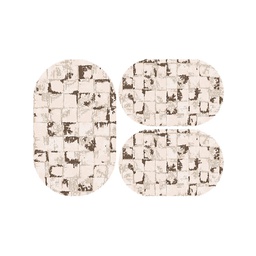 أنقرة 88890 (بيضوي, ( O 80X130 + 2O 65X100 ), قشدي)