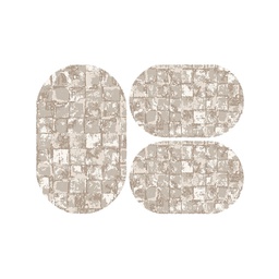 ANKARA 8889A (Oval, ( O 80X130 + 2O 65X100 ), BEIGE)