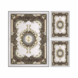 RUBIS 0875A (Rectangular, ( T 160X220 + 2T 60X80 ), MARRON BRONZE, Lamination)