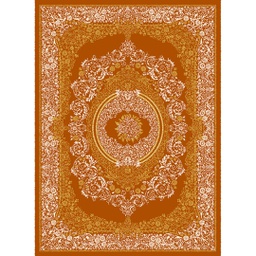 MELODIE 8904A (Rectangular, 190X275, BRIQUE FONCE - IVOIRE)