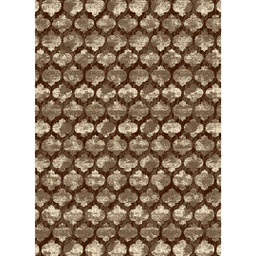 NOUR 9619A (Rectangulaire, 200X275, MARRON CAFE)