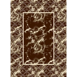 NOUR 9622A (Rectangulaire, 200X275, MARRON CAFE)