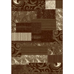 NOUR 5081K (Rectangulaire, 160X230, MARRON CAFE)