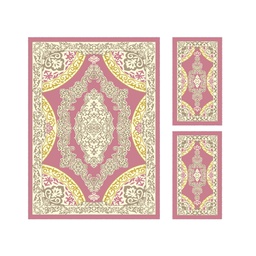 PLAZA 92370 (Rectangulaire, ( T 160X220 + 2T 60X110 ), BOIS DE ROSE)