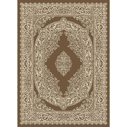 MELODIE 8905B (Rectangular, 190X275, BRUN PALE_IVOIRE)