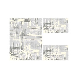 ANKARA 7992A (Rectangulaire, ( T 100X130 + 2T 60X100 ), GRIS CLAIRE)