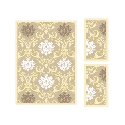 BRAGA 96651 (Rectangular, ( T 160X220 + 2T 60X110 ), ECRU)