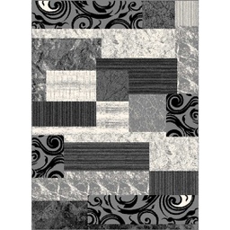 NOUR 5081K (Rectangulaire, 200X275, GRIS FONCE)