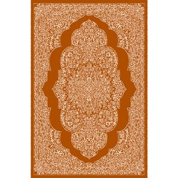 MELODIE 8903B (Rectangular, 190X275, BRIQUE FONCE - IVOIRE)