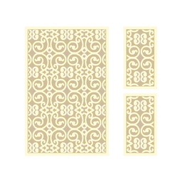 BRAGA 96660 (Rectangular, ( T 150X230 + 2T 60X115 ), ECRU)