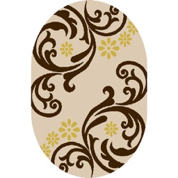 أزهر 90730 (بيضوي, 160X230, عاجي)