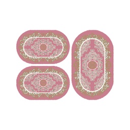 PLAZA 92350 (Ovale, ( O 80X130 + 2O 65X100 ), BOIS DE ROSE)