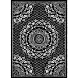 ميلودي 8662B (مستطيل, 190X275, أسود / رمادي فاتح)