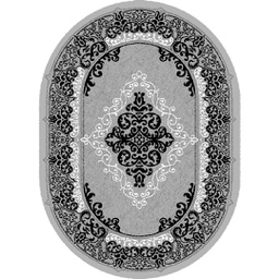 نور 9532C (بيضوي, 160X230, رمادي فاتح)