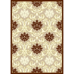 BRAGA 96650 (Rectangular, 200X280, MARRON BORDEAUX)