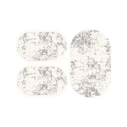 أنقرة 8888A (بيضوي, ( O 100X130 + 2O 60X100 ), أبيض فاتح)