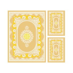 بلازا 92380 (مستطيل, ( T 160X220 + 2T 60X110 ), وردي سلموني)