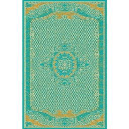 MELODIE 8661A (Rectangular, 190X400, VERT TURQUOISE_CREME)