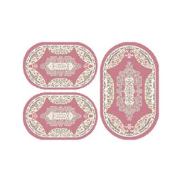 بلازا 92370 (بيضوي, ( O 80X130 + 2O 65X100 ), وردي خشبي)