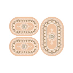 PLAZA 92380 (Ovale, ( O 80X130 + 2O 65X100 ), SAUMON)