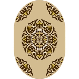 أزهر 92090 (بيضوي, 160X230, بيج)