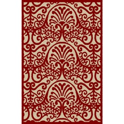 SARAGOSSA 96680 (Rectangular, 200X280, BORDEAUX)