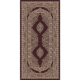 MELODIE 8905B (Rectangulaire, 190X400, MARRON CHOCO_IVOIRE)