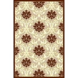 BRAGA 96650 (Rectangular, 190X290, MARRON BORDEAUX)
