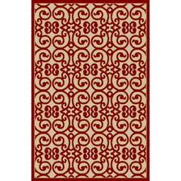 BRAGA 96660 (Rectangular, 190X290, BORDEAUX)