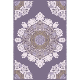 دبي 95930 (مستطيل, 150X220, أرجواني فاتح)