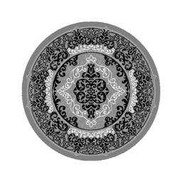 NOUR 9532C (Round, 160X160, GRIS FONCE)