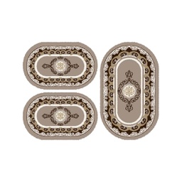 بلازا 92380 (بيضوي, ( O 80X130 + 2O 65X100 ), عاجي)