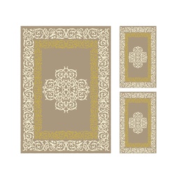 بلازا 96760 (مستطيل, ( T 150X230 + 2T 60X115 ), عاجي)