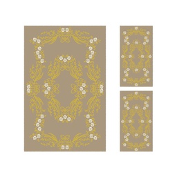 PLAZA 96771 (Rectangular, ( T 150X230 + 2T 60X115 ), IVOIRE)