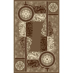 NOUR 5392K (Rectangular, 250X400, BRUN PALE)