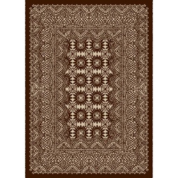 SHIRAZ 7607A (Rectangulaire, 165X230, MARRON CHOCO)