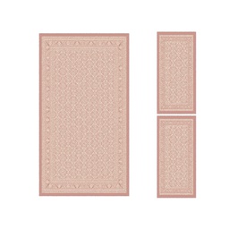 MELODIE 8660D (Rectangular, ( T 130X220 + 2T 60X110 ), BOIS DE ROSE_IVOIRE)