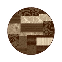 نور 50812 (دائري, 125X125, لون القهوة البني)